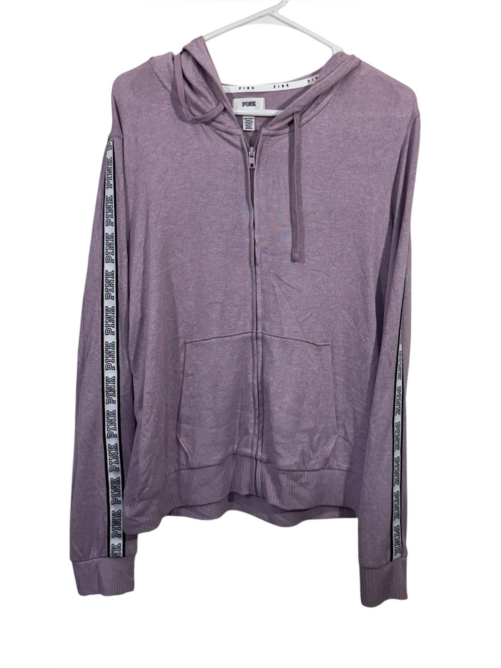 NWOT Victoria's Secret PINK Mauve Full Zip Ultra Soft & Cozy Hoodie Sweatshirt